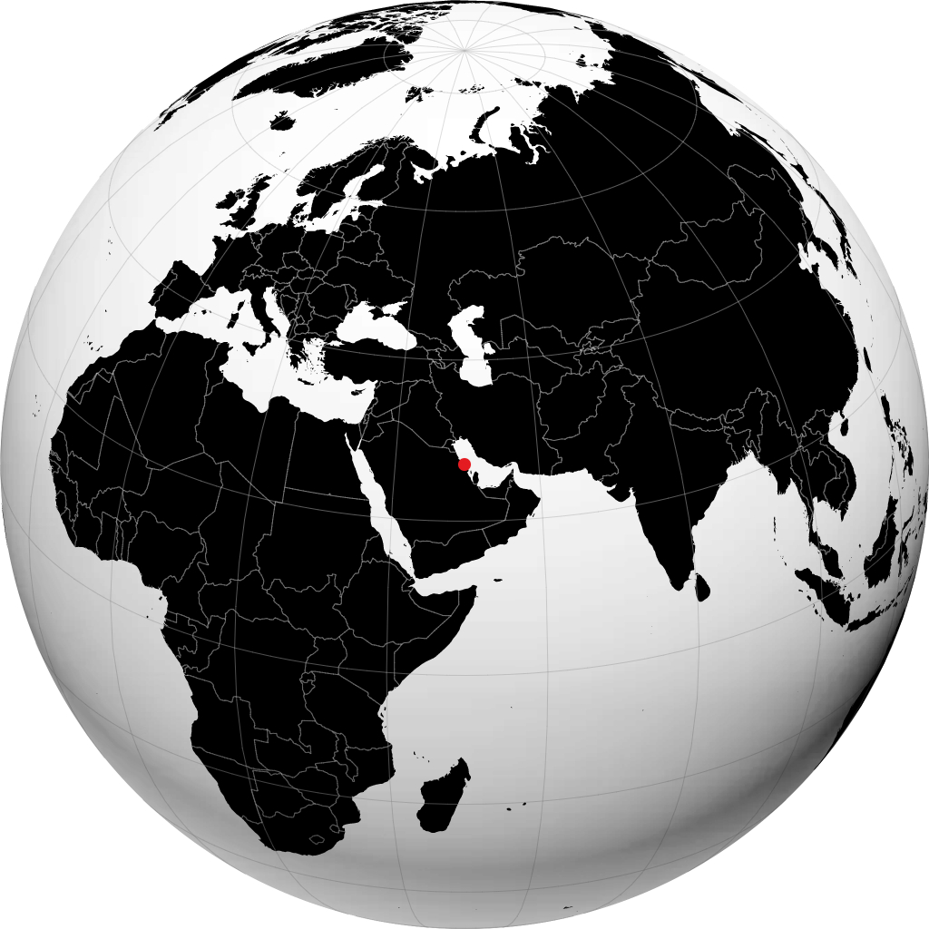 Jubail en el globo