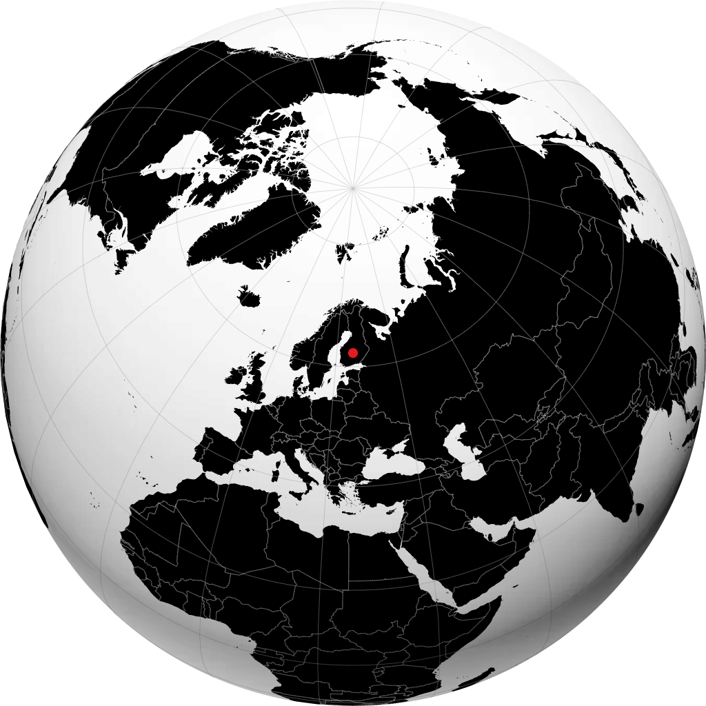 Jyväskylä en el globo
