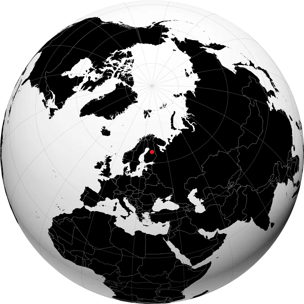 Kajaani en el globo