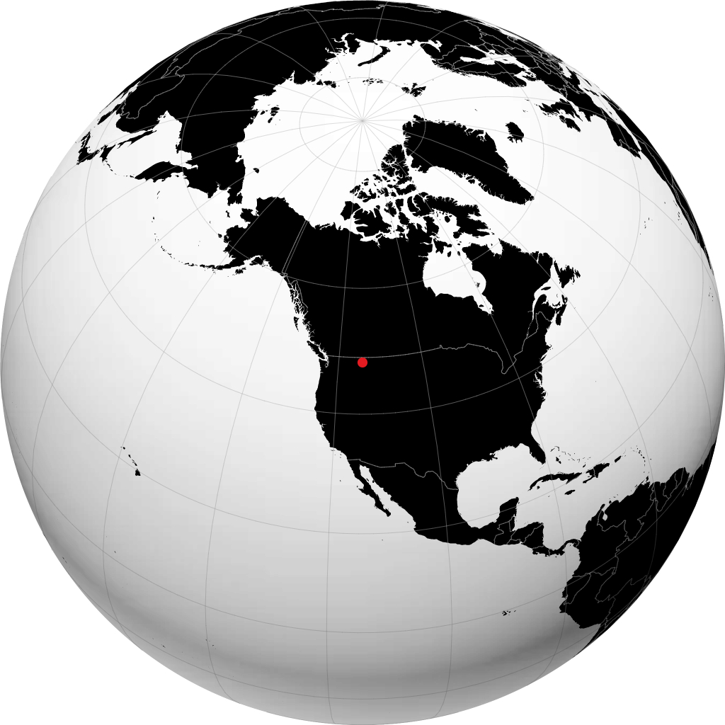 Kalispell en el globo