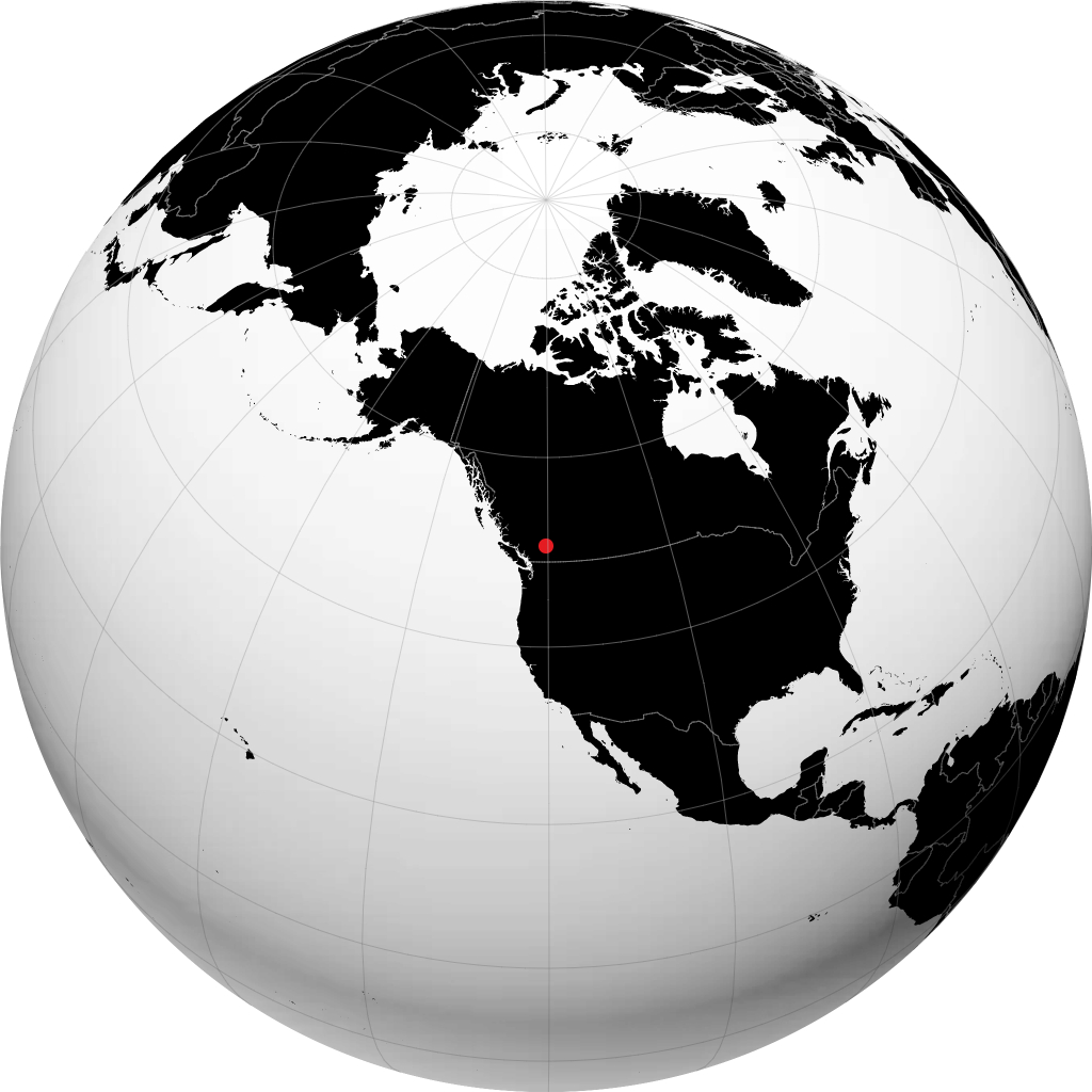 Kamloops en el globo