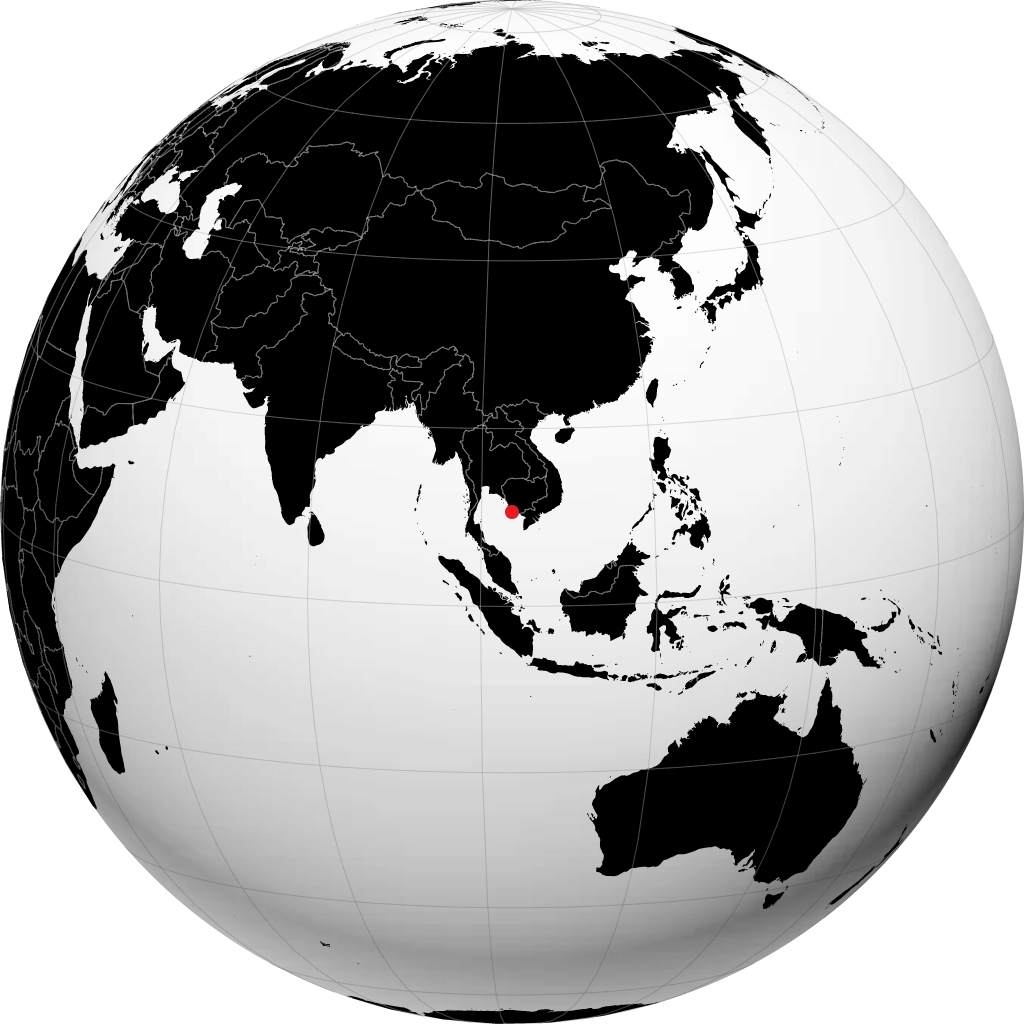 Kampong Saom en el globo
