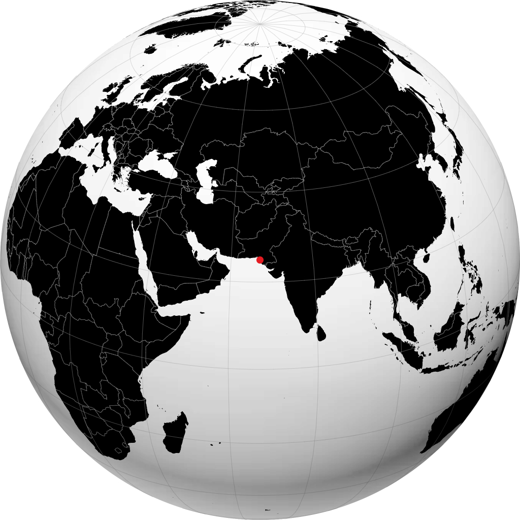 Karachi en el globo