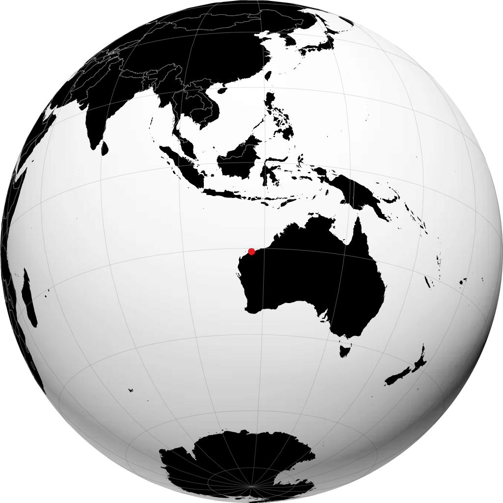 Karratha en el globo