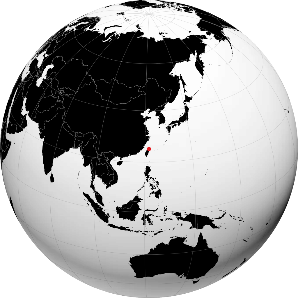 Keelung en el globo