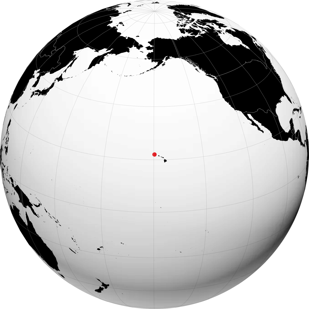 Kekaha en el globo