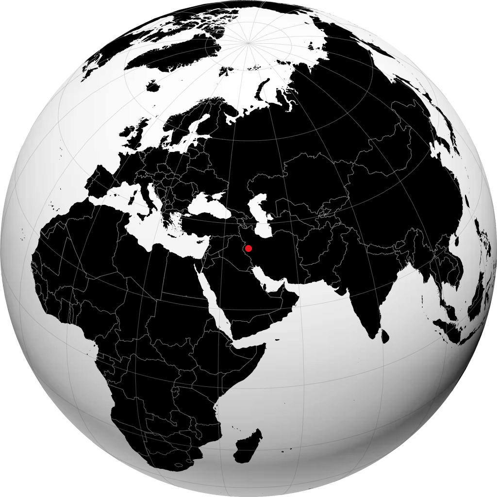 Kermanshah en el globo
