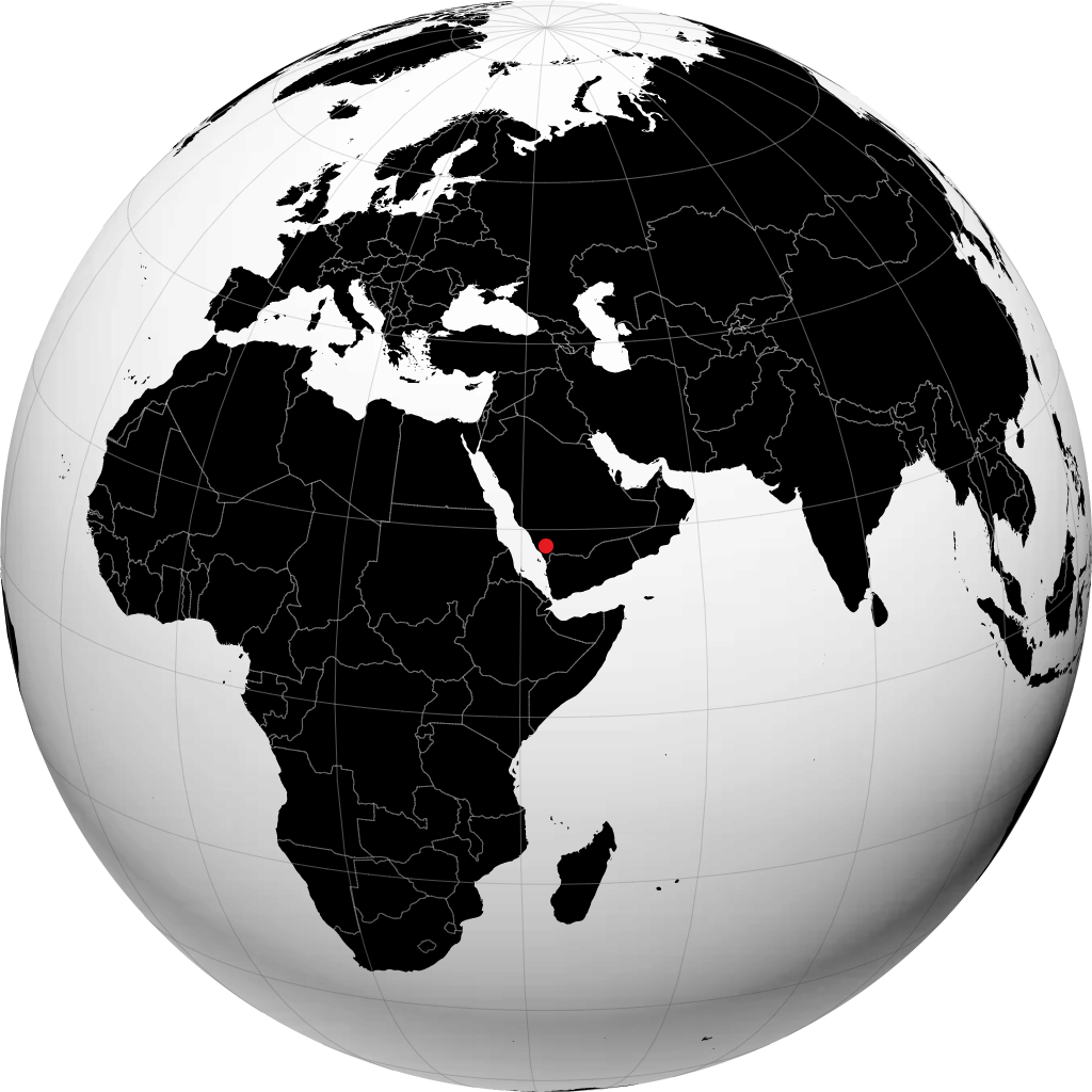 Khamis Mushait en el globo