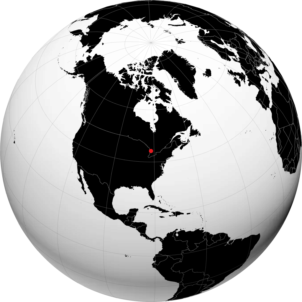 Kincardine en el globo