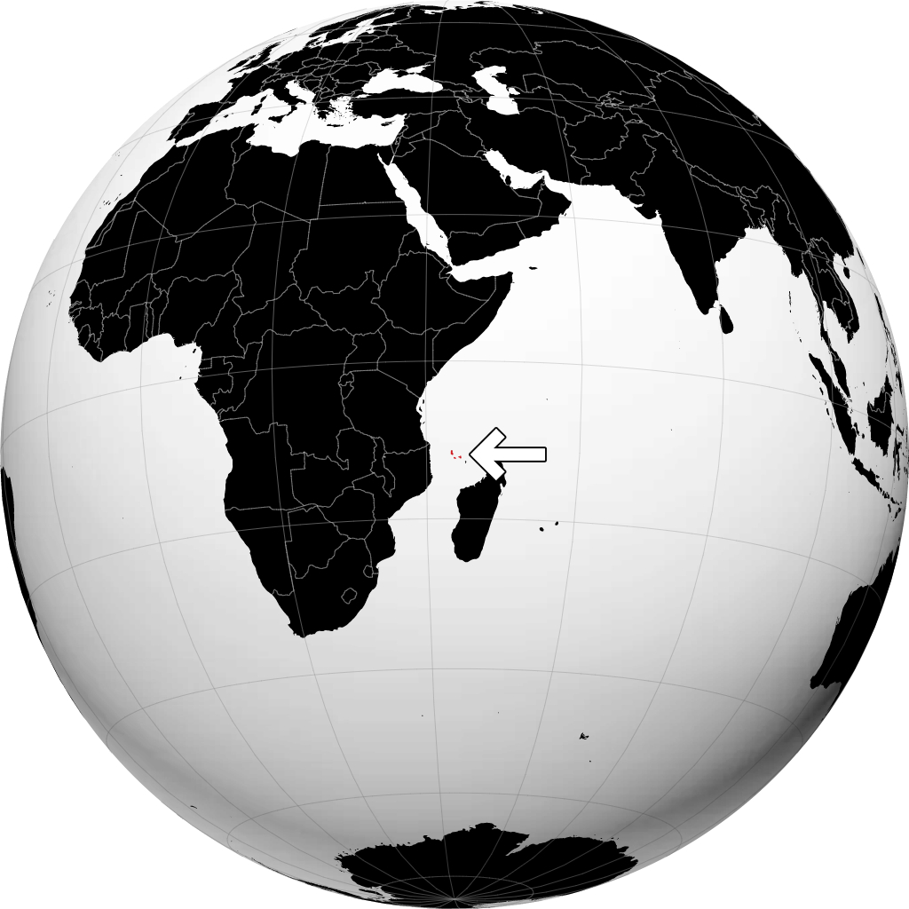 Comoras en el globo