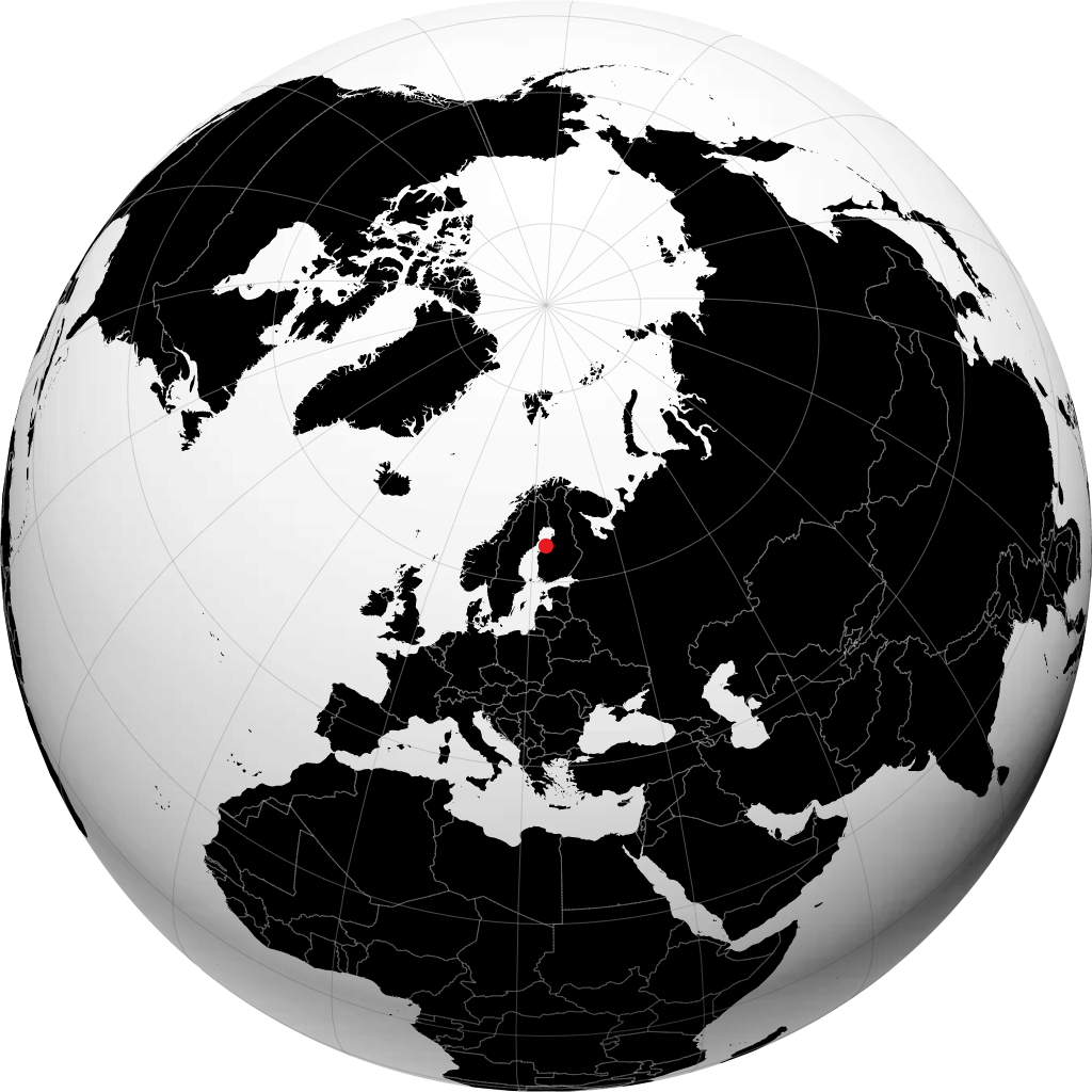 Kokkola en el globo