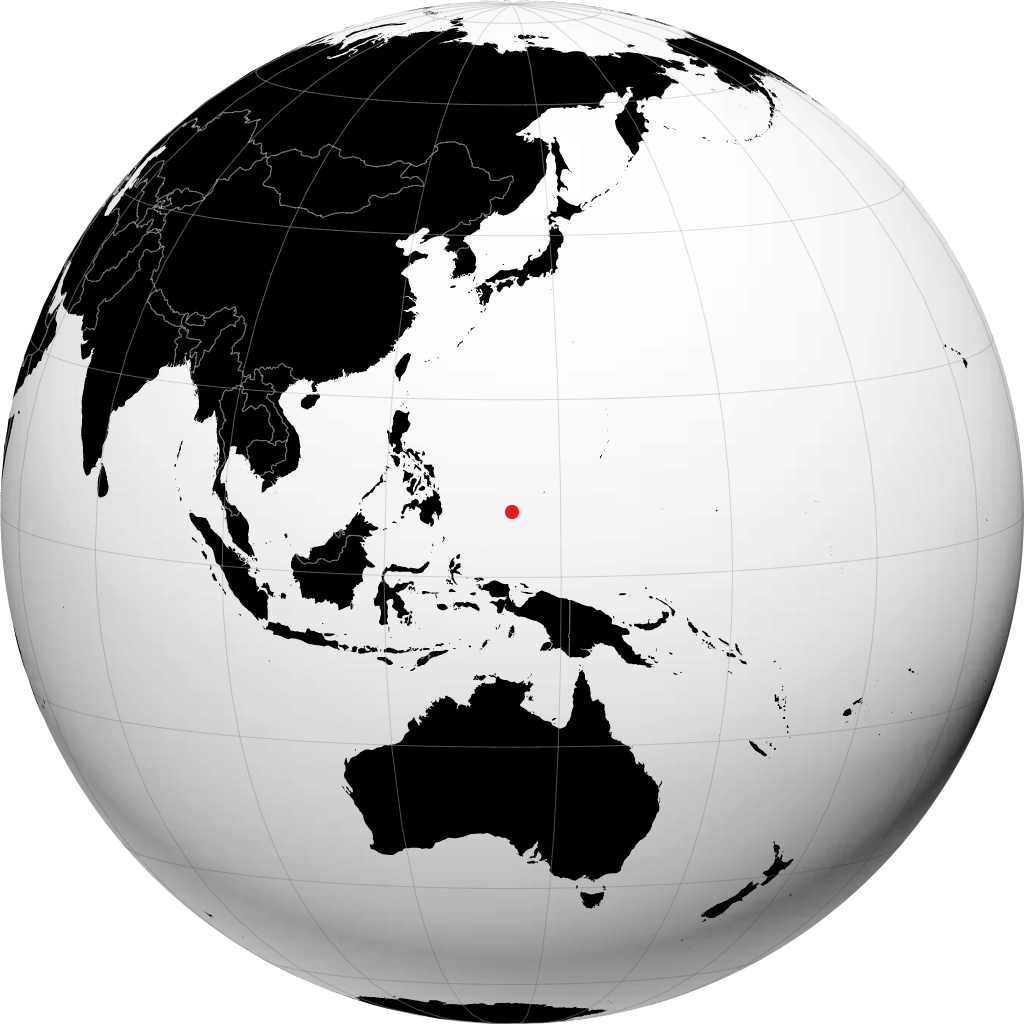 Koror en el globo