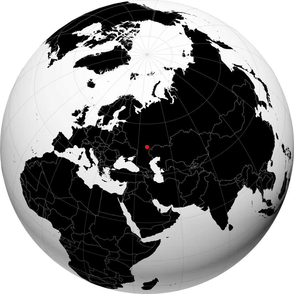 Krasnoarmeysk en el globo