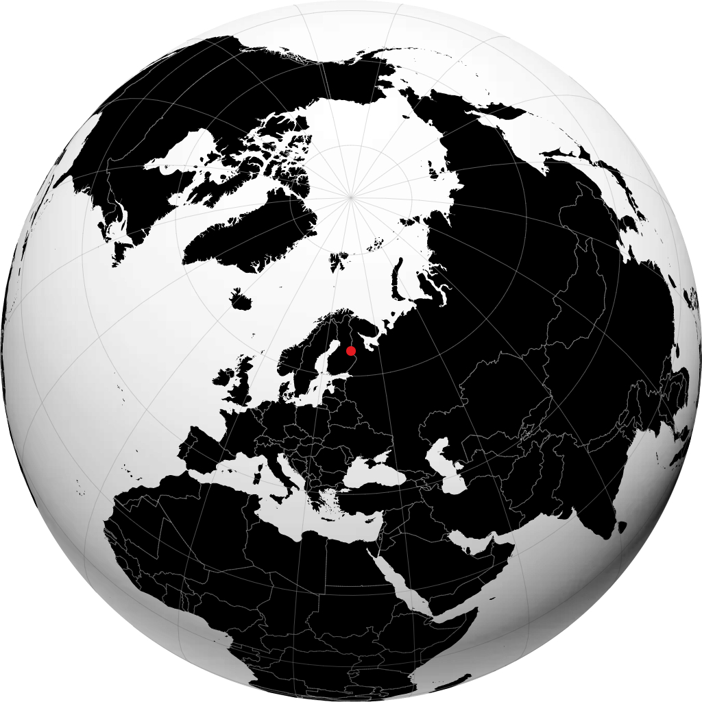 Kuhmo en el globo