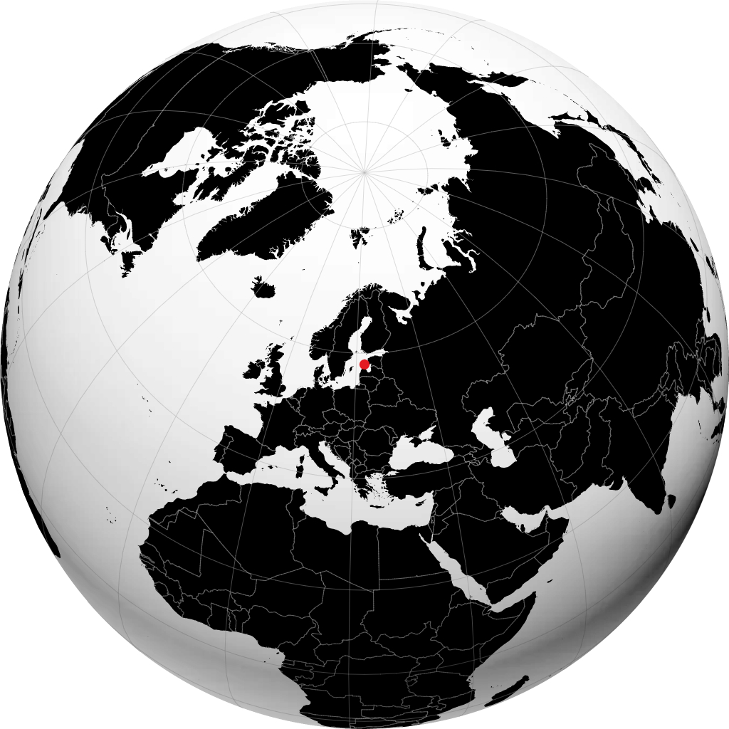 Kuressaare en el globo