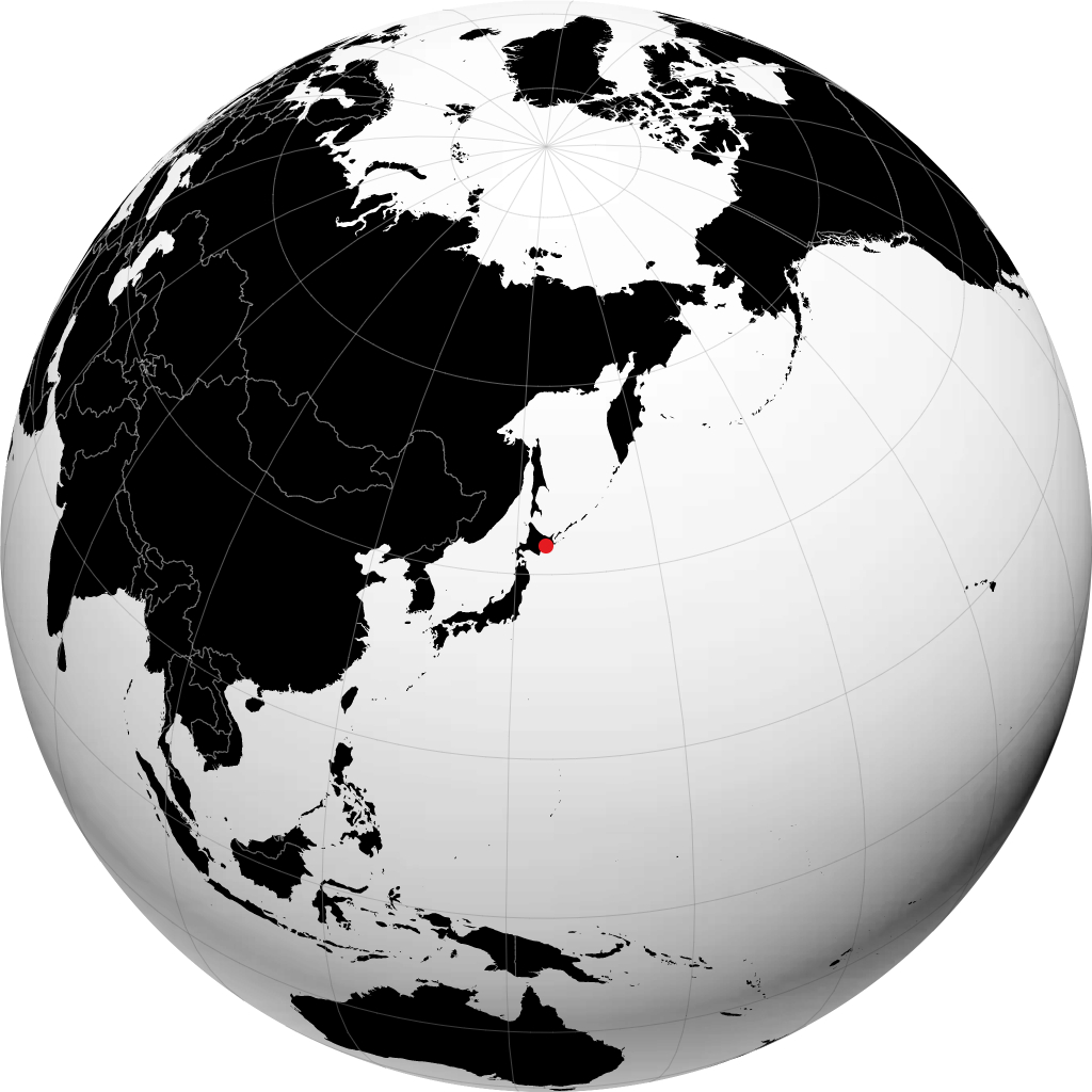 Kushiro en el globo