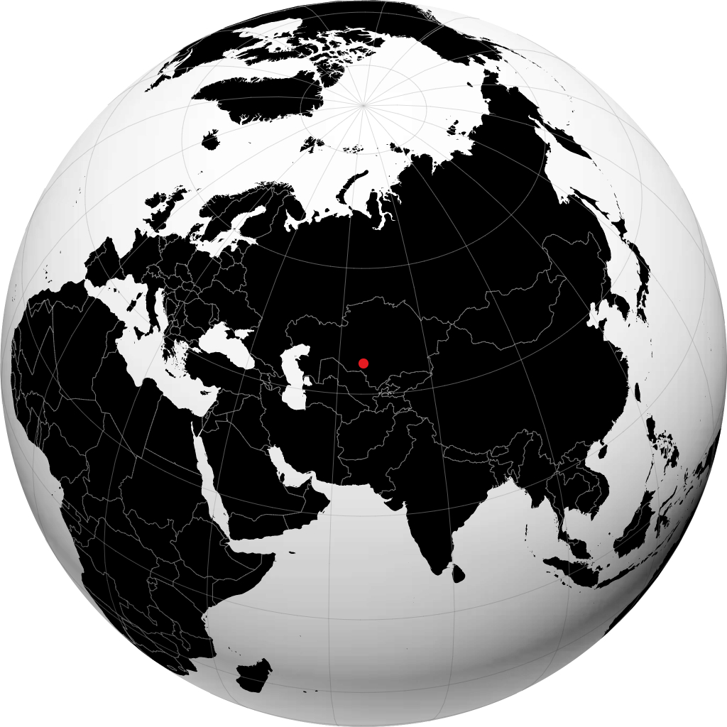 Kyzylorda en el globo