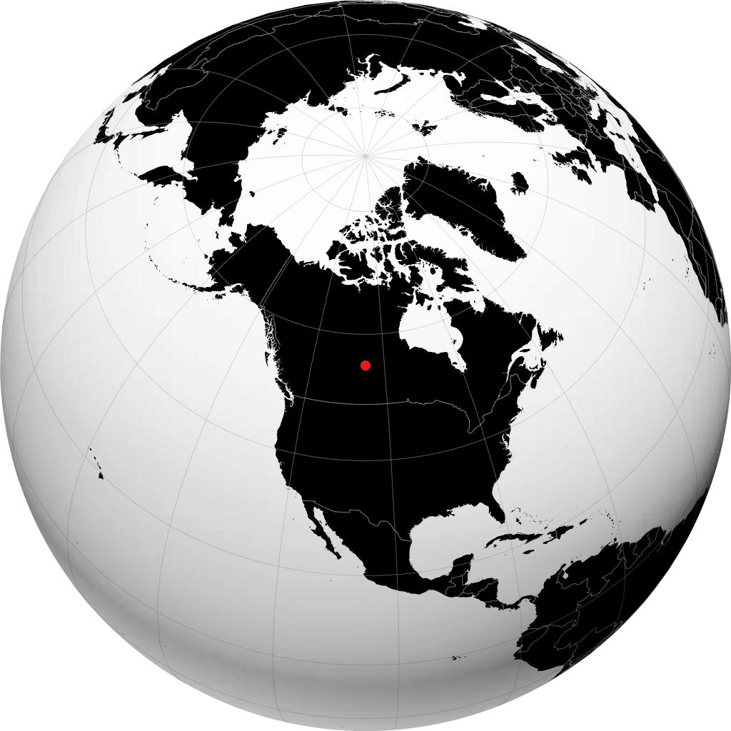 La Ronge en el globo