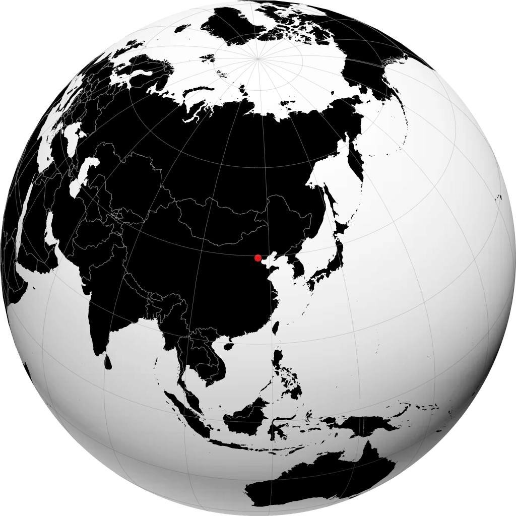 Langfang en el globo