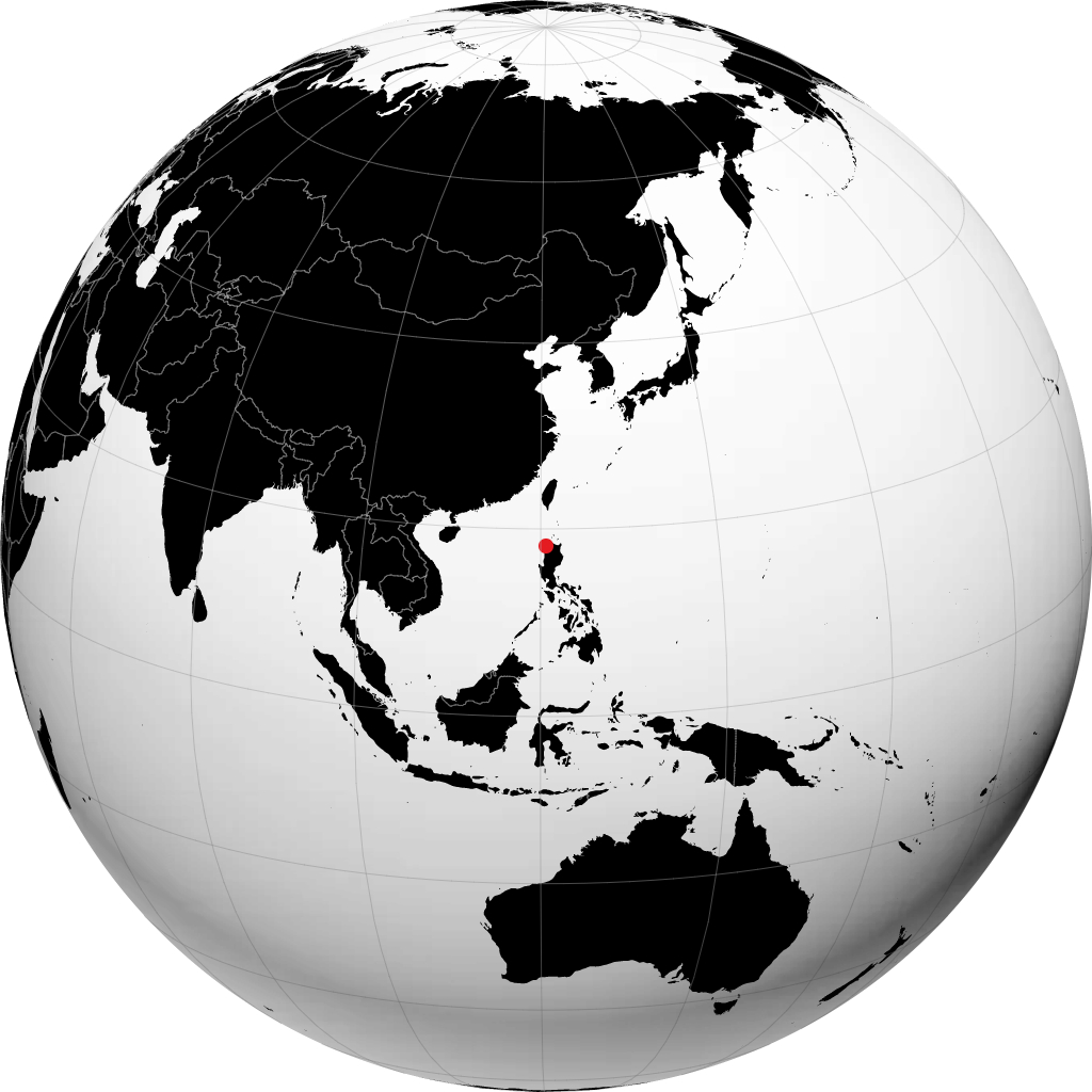 Laoag en el globo