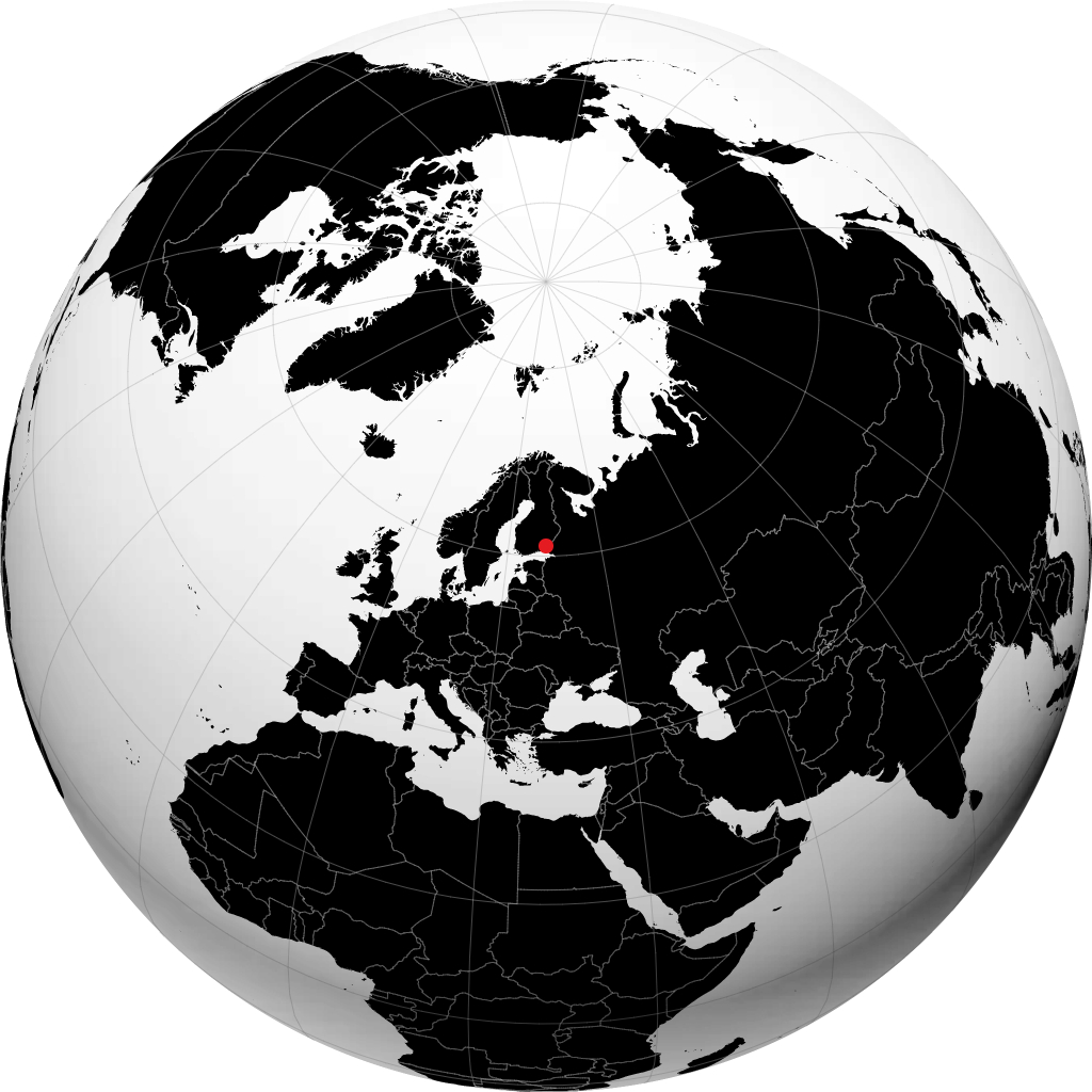 Lappeenranta en el globo