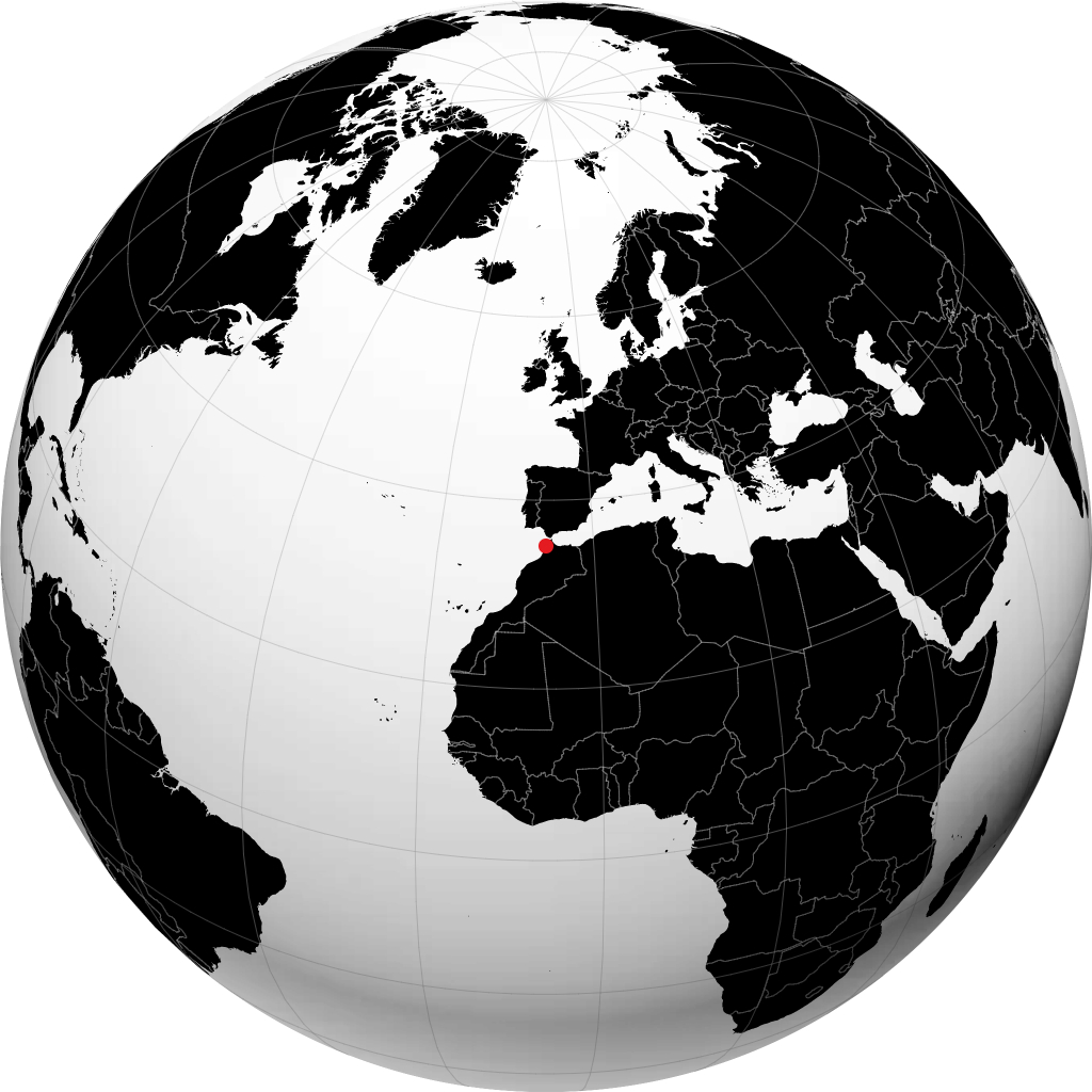 Larache en el globo