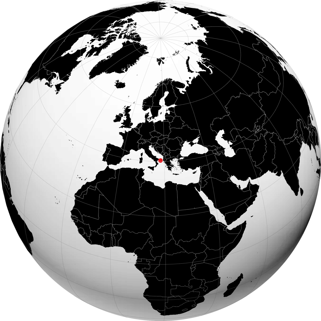 Lecce en el globo