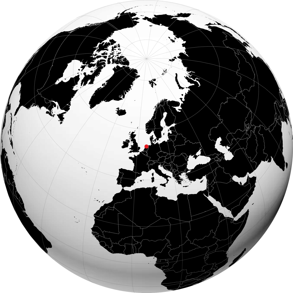 Leeuwarden en el globo