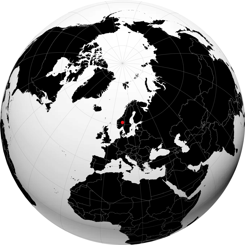 Lillehammer en el globo