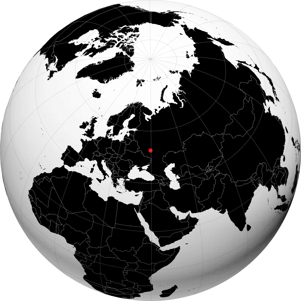 Lipetsk en el globo