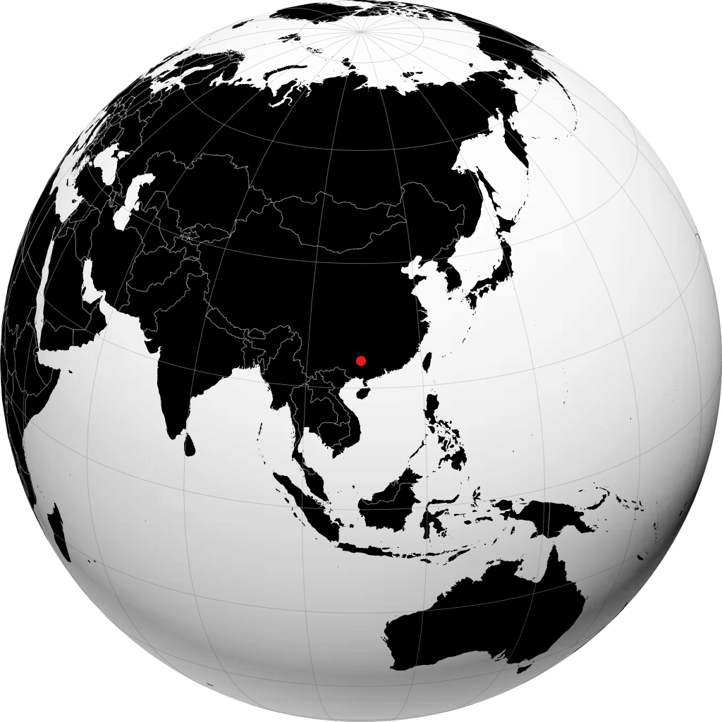 Liuzhou en el globo