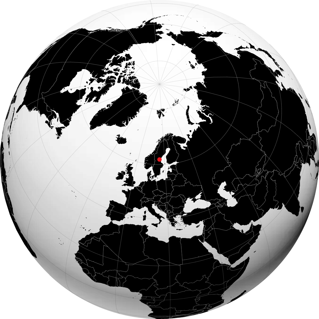 Ljusdal en el globo