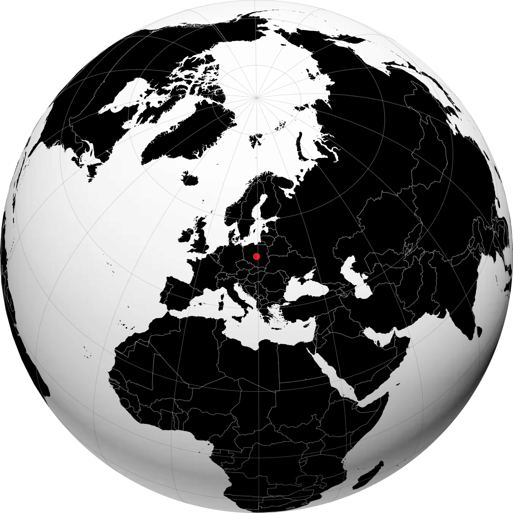 Łódź en el globo