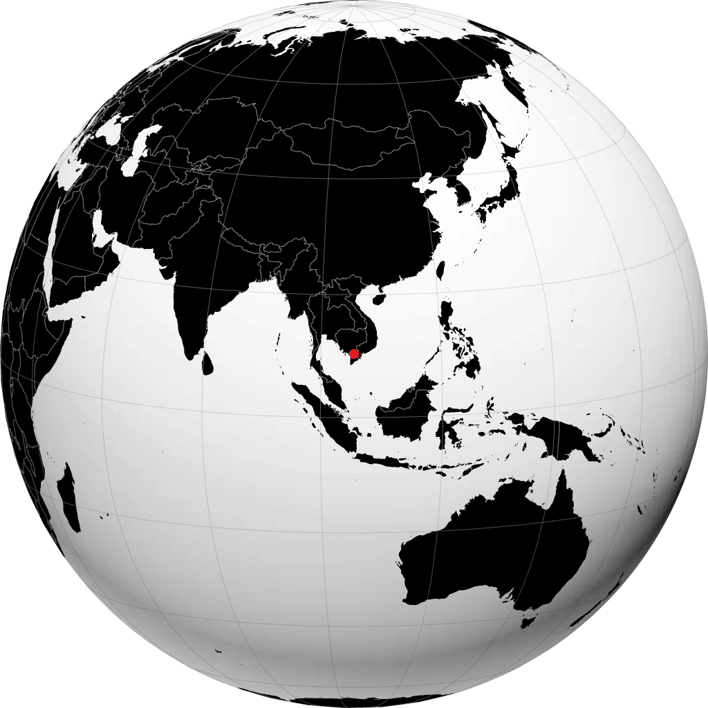 Long Xuyen en el globo