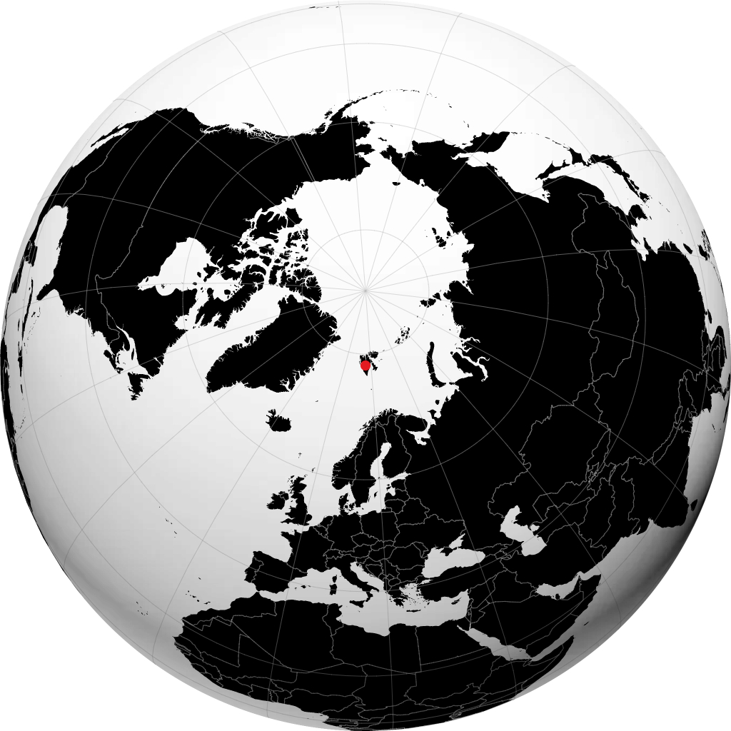 Longyearbyen en el globo