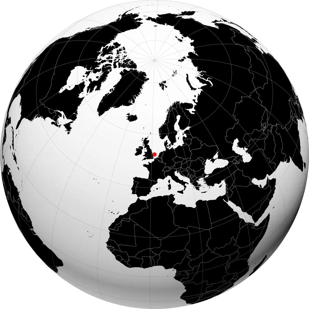 Lowestoft en el globo