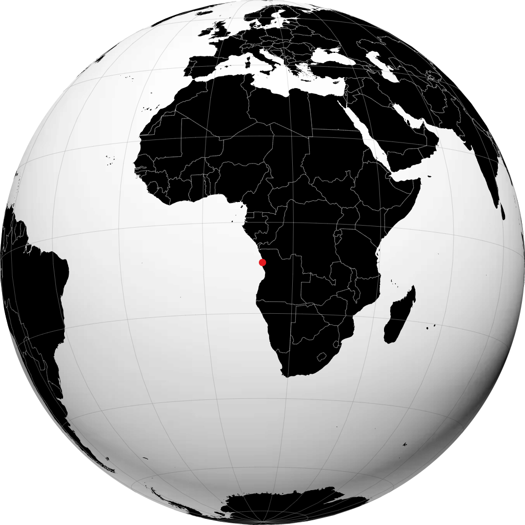 Luanda en el globo