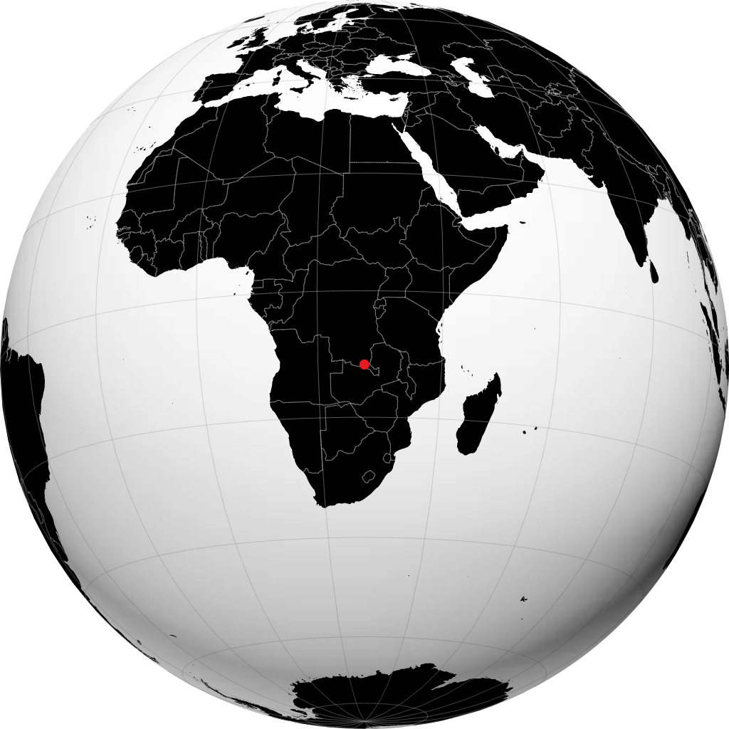 Lubumbashi en el globo