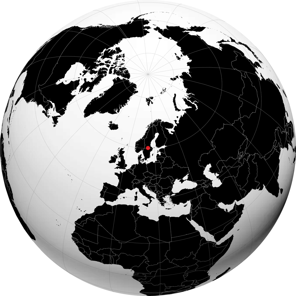 Ludvika en el globo