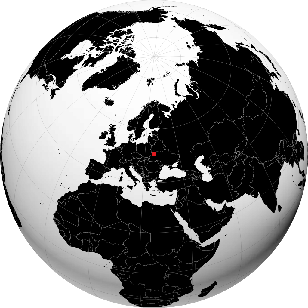 Lutsk en el globo