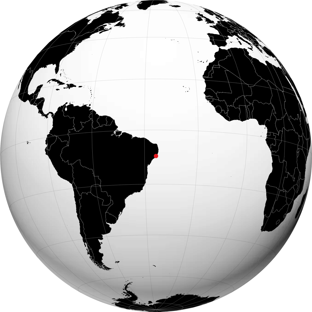 Maceió en el globo