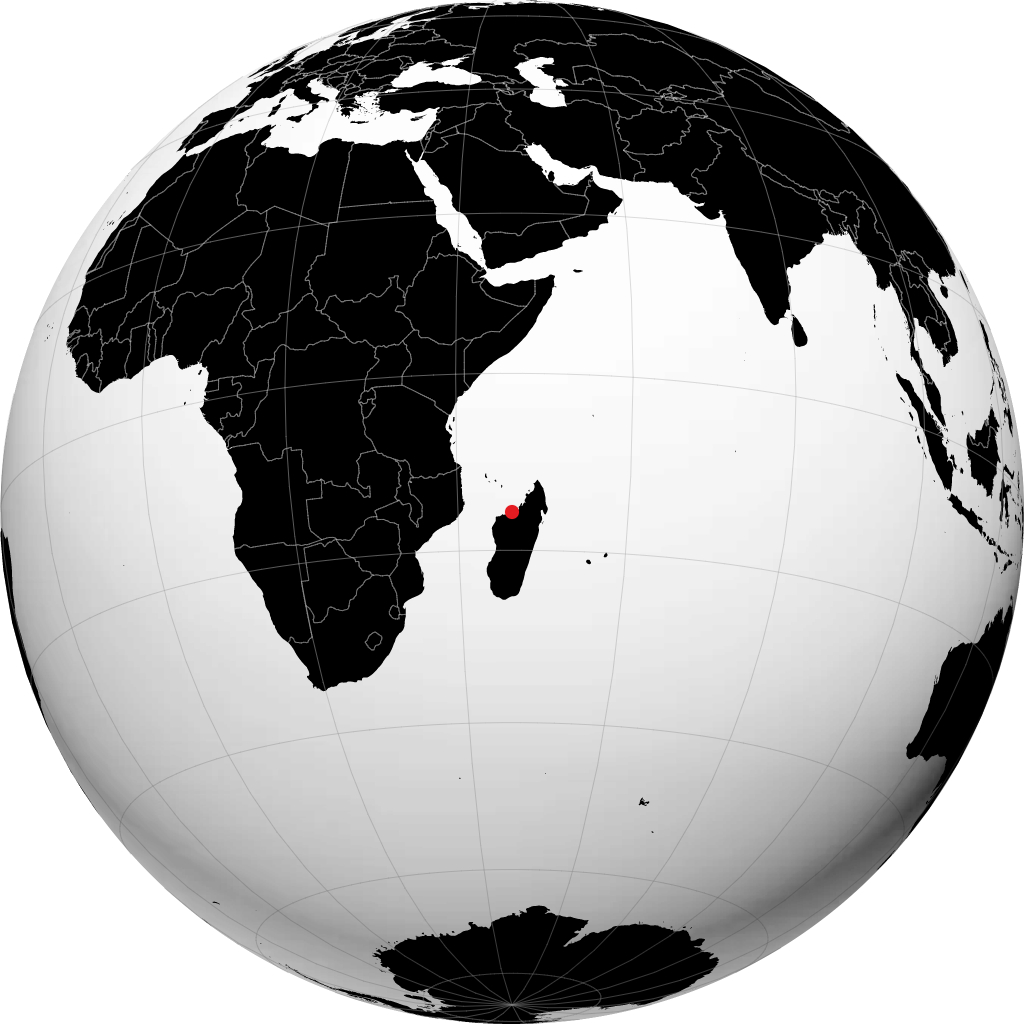 Mahajanga en el globo