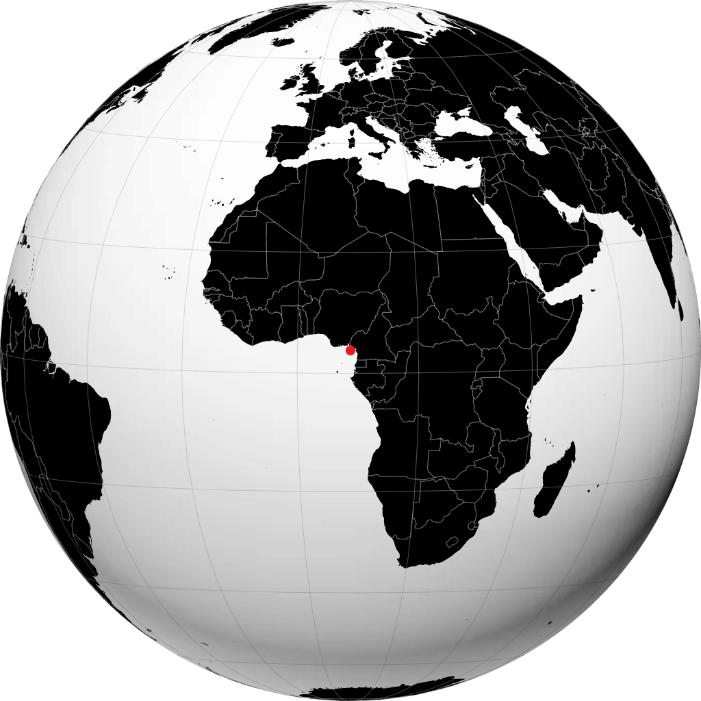 Malabo en el globo