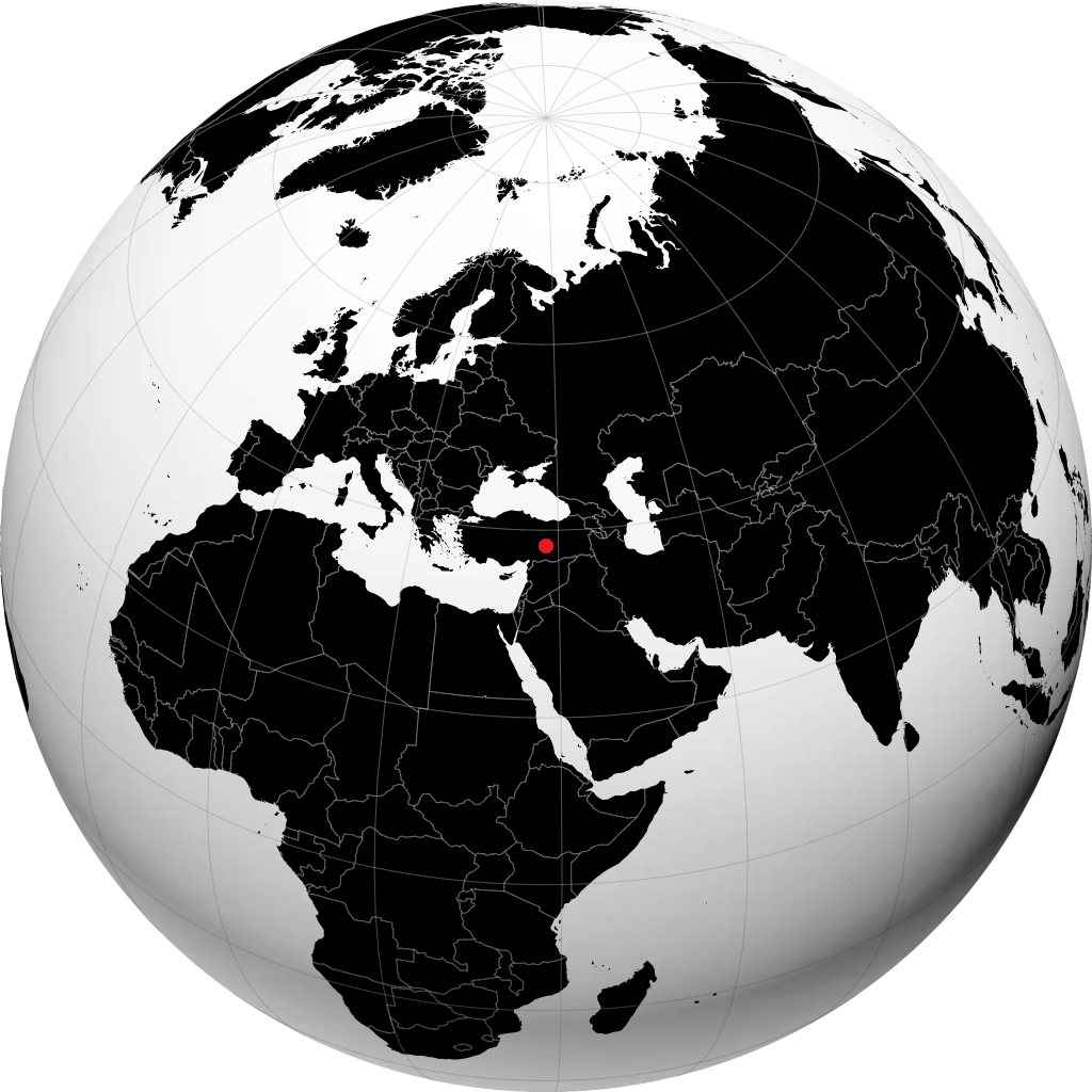 Malatya en el globo