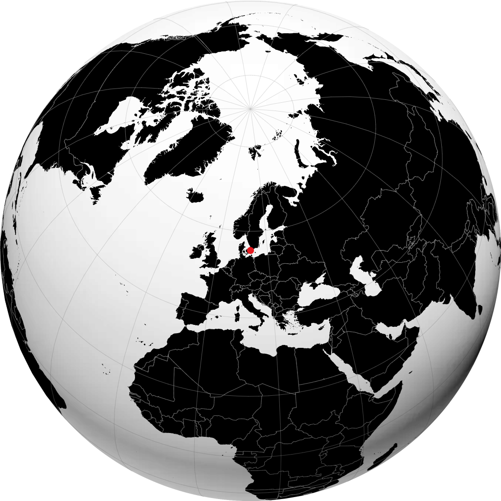 Malmö en el globo