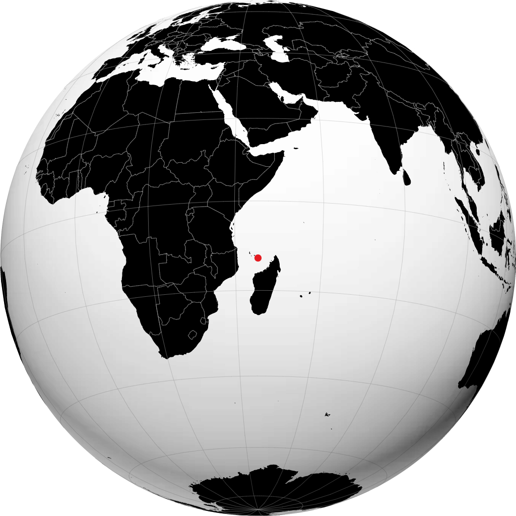Mamoudzou en el globo