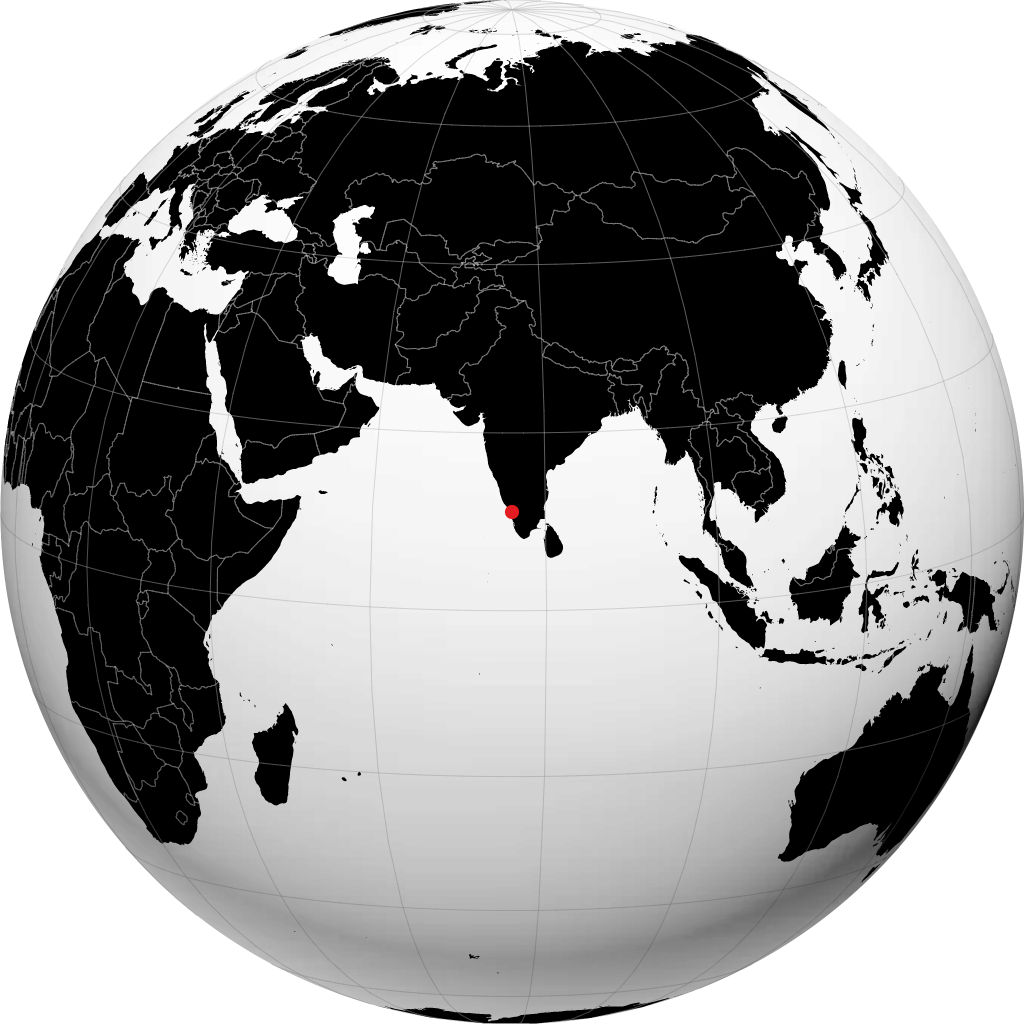 Manjeri en el globo