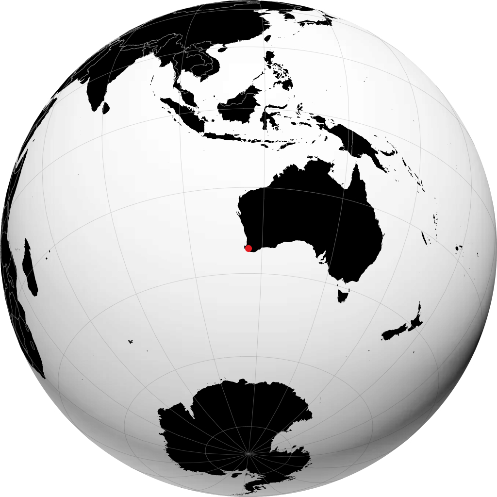Manjimup en el globo