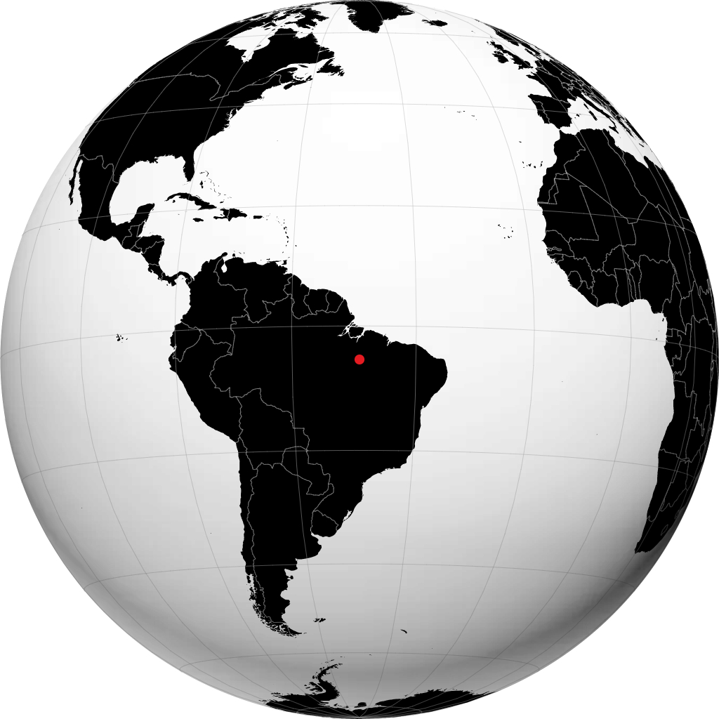 Marabá en el globo