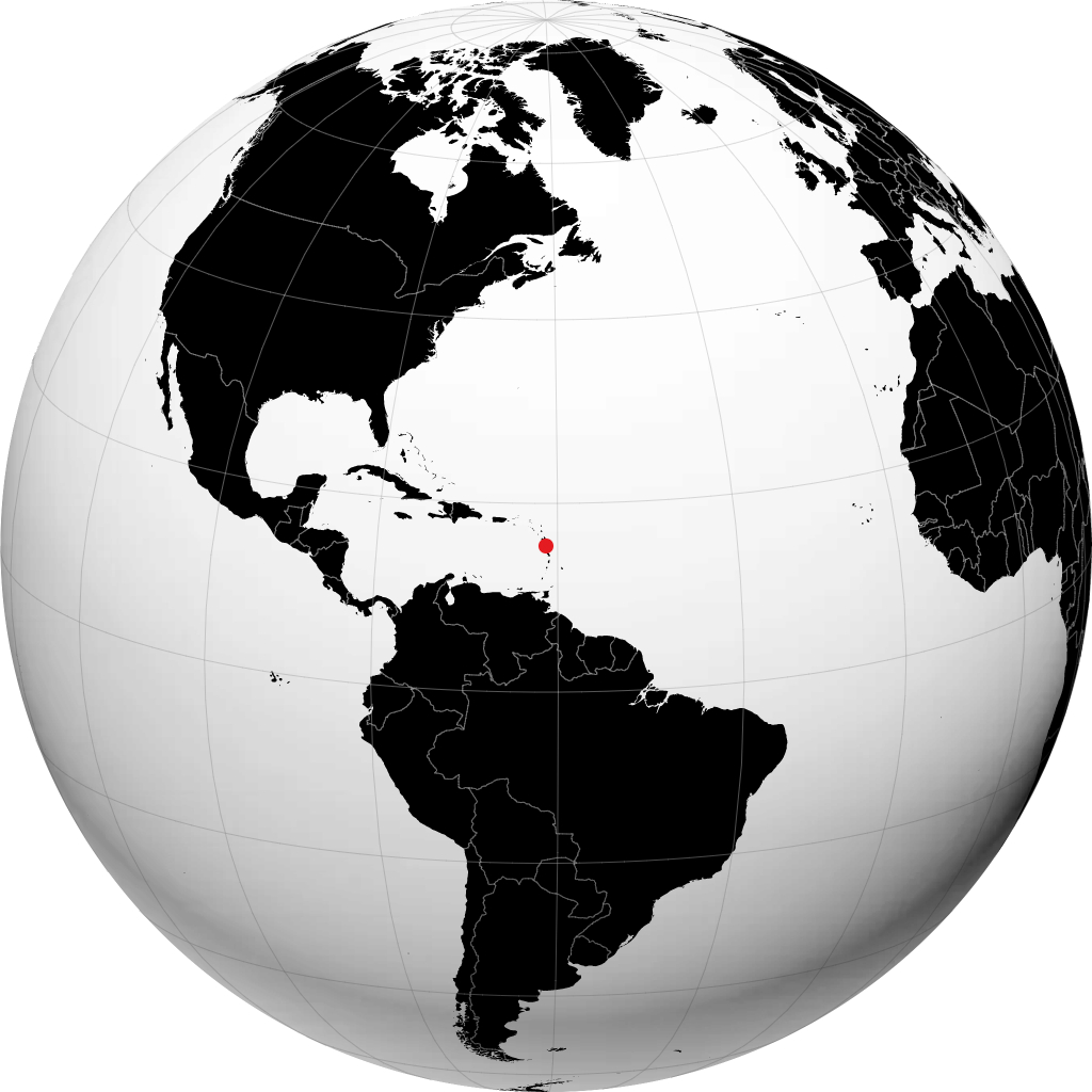 Marigot en el globo